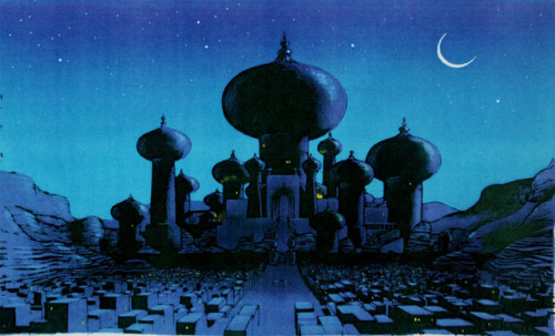 the-disney-elite - Original concept art for Disney’s Aladdin...