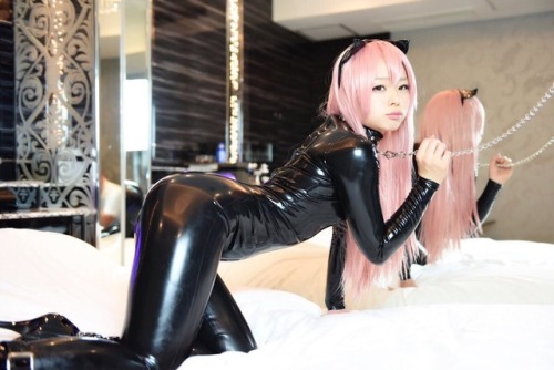 cosfeti - #bdsm #latexmy Asian fetish is just too much...