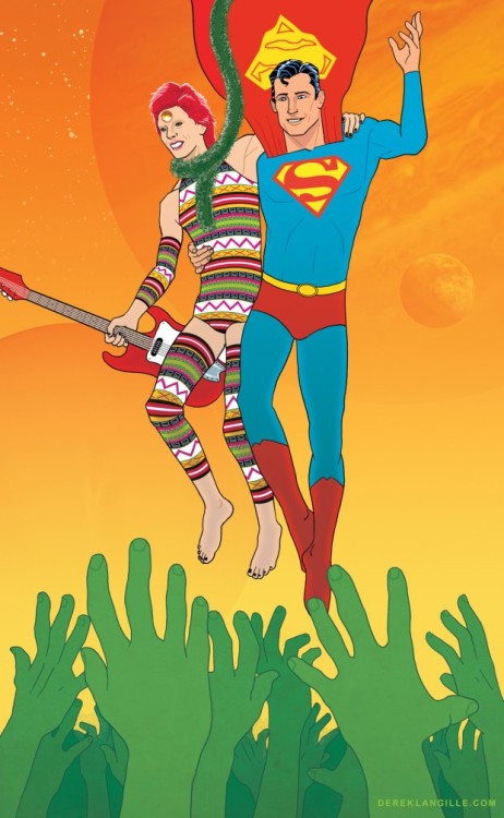 thehappysorceress - Superman and Ziggy Stardust by Derek...