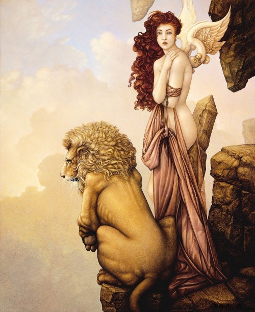 victoriousvocabulary - Michael Parkes - The Last Lion