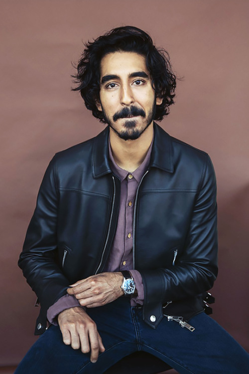 uptownhags - Dev Patel poses for portraits to promote his film...