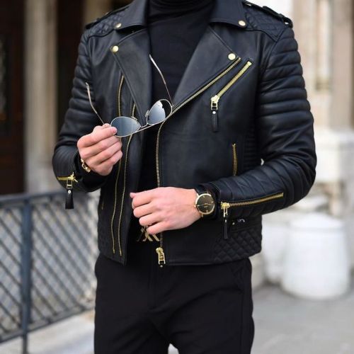 leather jacket on Tumblr
