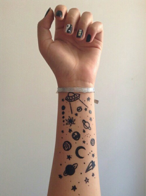 small tattoo on Tumblr
