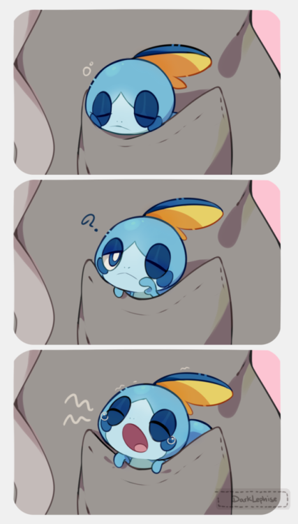 darklephise-art - What about a little tiny Sobble?...