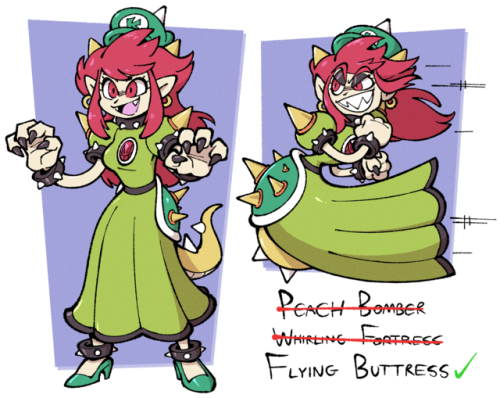 shenanimation - Now the Official Bowsette is a design I can...