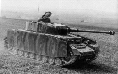 A Panzer IV part of squadron 802. As seen on the side of the...