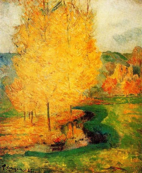 By the Stream, Autumn, Paul GauguinMedium:...