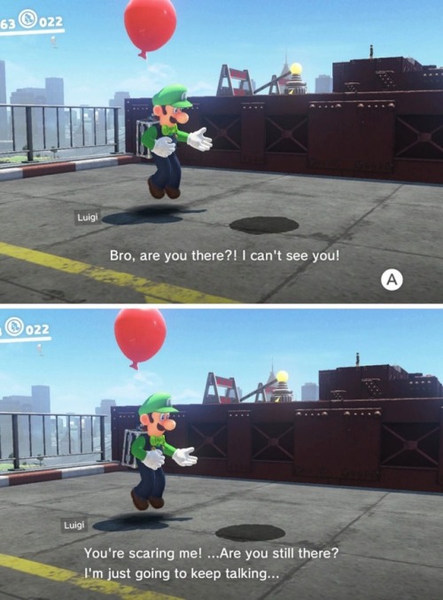 paulthebukkit - In the new Mario Odyssey DLC, Luigi has some great...