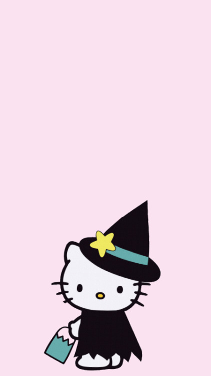 princessbabygirlxxoo - Hello kitty Halloween lockscreens 