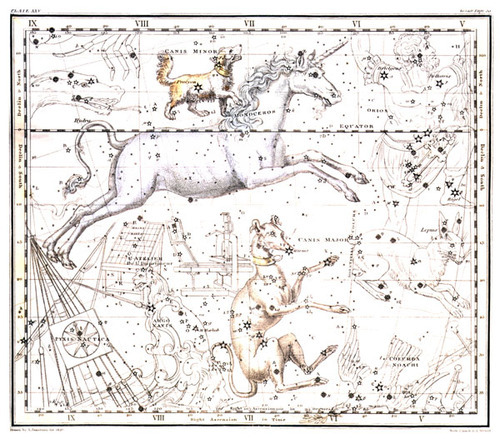 oh-girl-among-the-roses - ‘Monoceros constellation’ from the 1820...