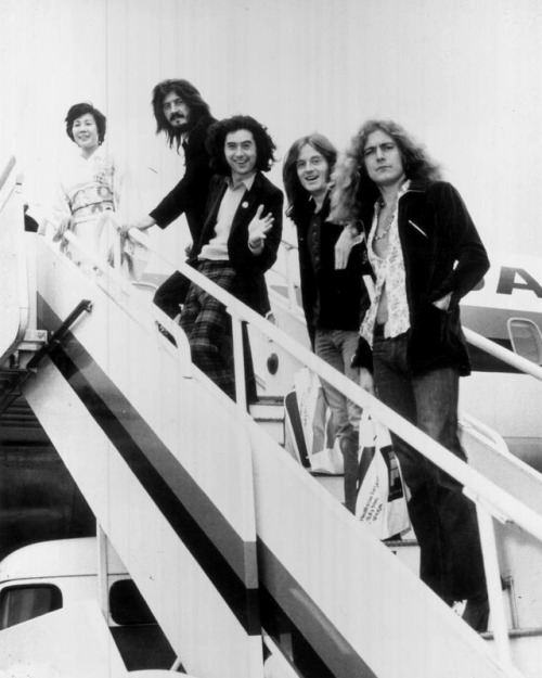 semioticapocalypse - Anonymous. Led Zeppelin Posing at Heathrow....
