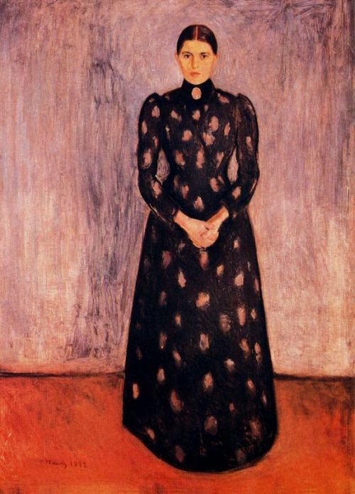 expressionism-art - Portrait of Inger Munch, 1892, Edvard...