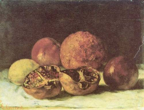Pomegranates, Gustave CourbetMedium:...