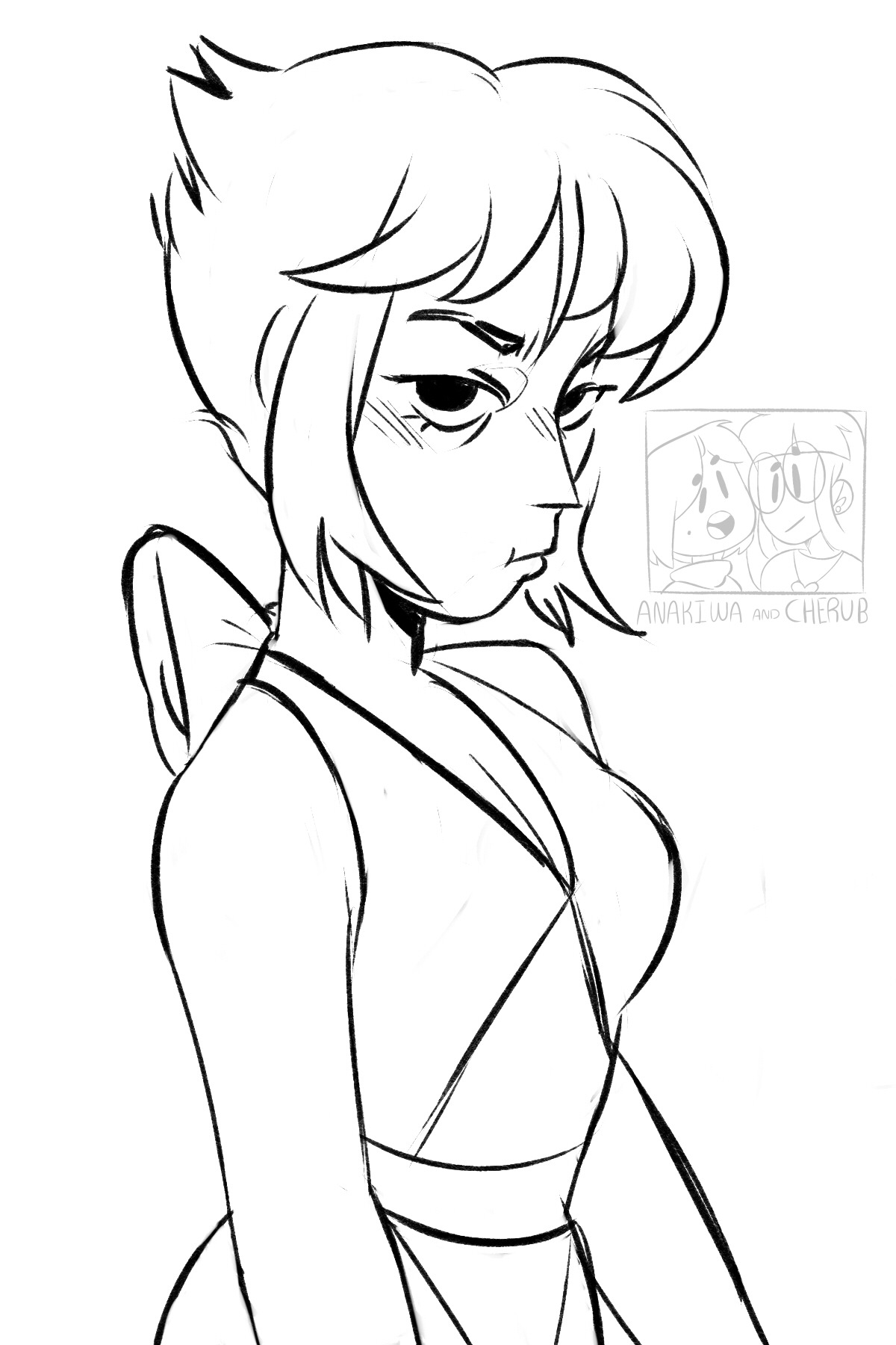 Here’s a sketch of a grumpy Lapis for all your grumpy Lapis needs! -Cherub