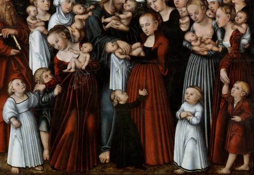 Christ Blessing the Children (detail), 1540