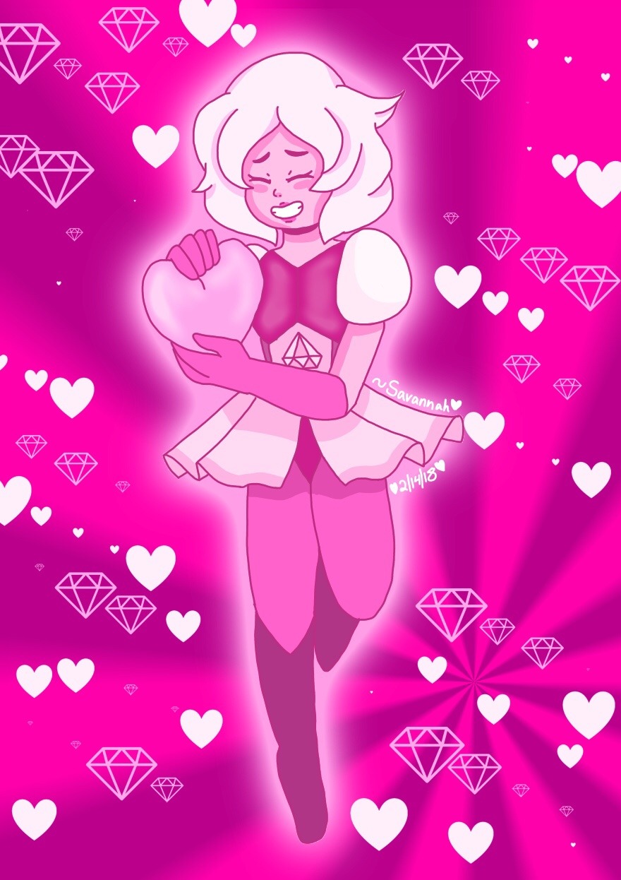 💘💖Happy Valentine’s Day, everyone!💖💘 Much love from Pink Diamond on this special day! 😄❤️