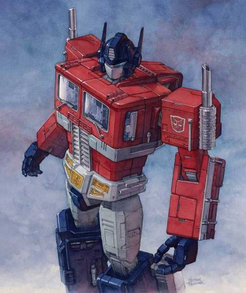 hectortrunnec:Optimus Prime watercolor. Prints...