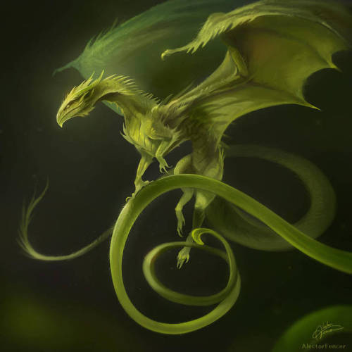 dragonspiritblog - Art by AlectorFencer