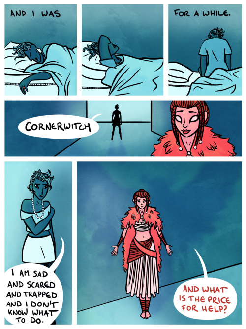 qxessence - charminglyantiquated - a short comic about witches...