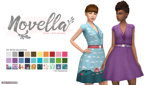 simlaughlove:Novella - A dress that was very loosely inspired...