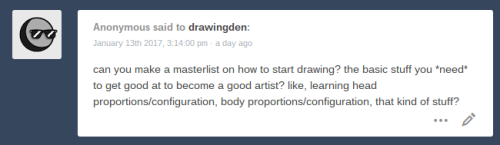 drawingden:DrawingDen’s Beginners Masterlist All the basics...
