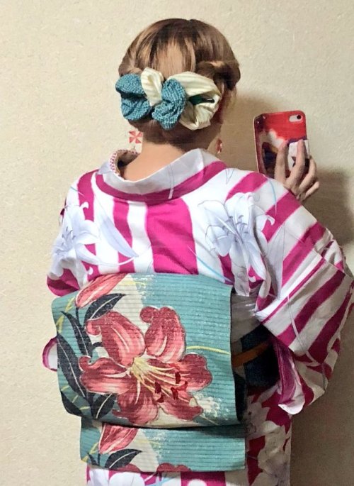 tanuki-kimono - How to mimic traditional kanoko styling, using an...