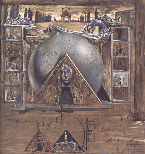 surrealism-love - Juliet’s Tomb, 1942, Salvador Dali