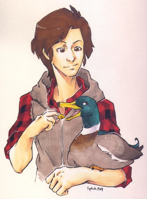 daftlynx - Junpei’s voice actor asked me to draw Junpei with a...