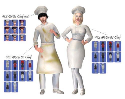 mdpthatsme - 4t2 GP03 Chef + Hat Accessory at GOS or backed-up at...