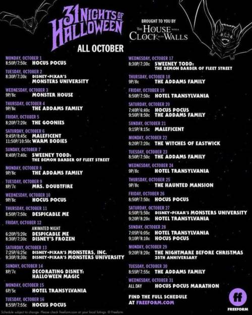octoberanytime - Omg have you guys seen this?! 31 nights of...