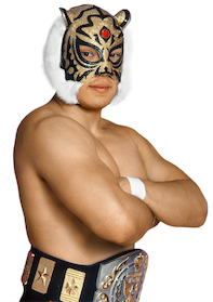 The Japanese wrestler known as Tiger Mask.