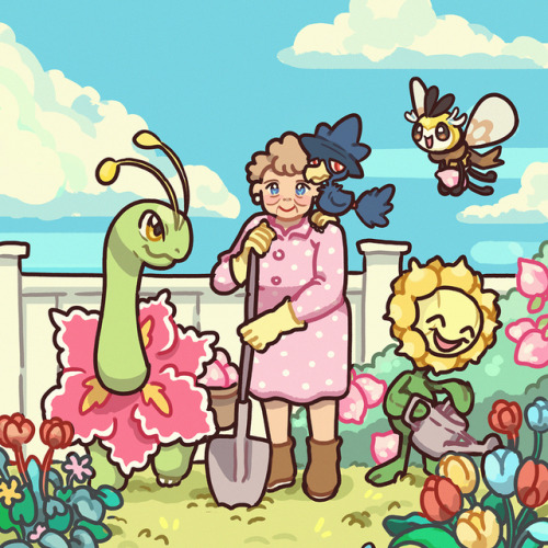 roselph:granny and i created her a pokemon team last night so...