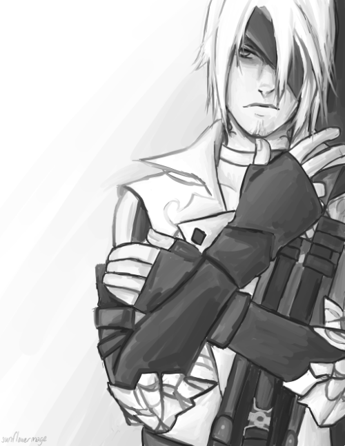 sunflowermage - sketch of Thancred