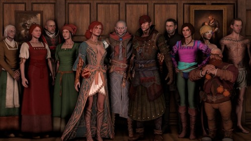 The Witcher 3: Wild Hunt Character Pack 7 Avallach, Triss...