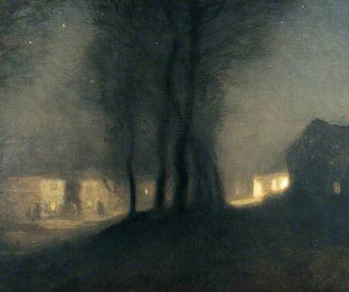the-night-picture-collector - George Clausen, The Village at...
