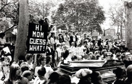 thetrippytrip - “hi mom, guess what!” at the first gay pride...