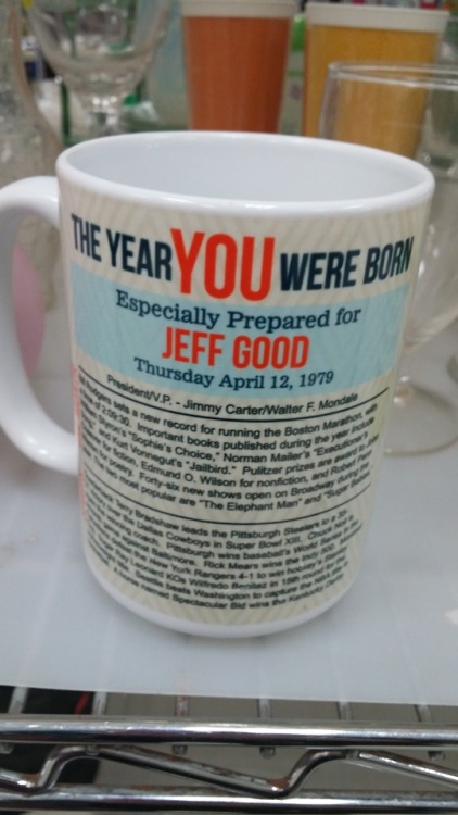 keepsbeeeees - shiftythrifting - Alarmingly specific mug in...