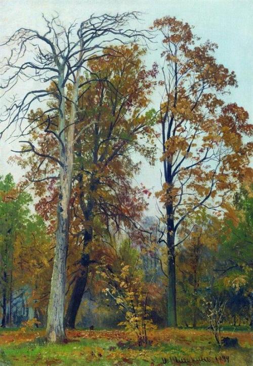 spoutziki-art - Autumn by Ivan Shishkin, 1894