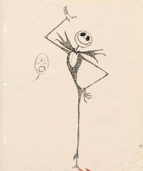 the-disney-elite - Tim Burton’s concept art + character sketches...