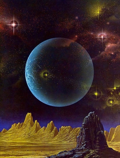 humanoidhistory - Angus McKie cover art for The Planet That...