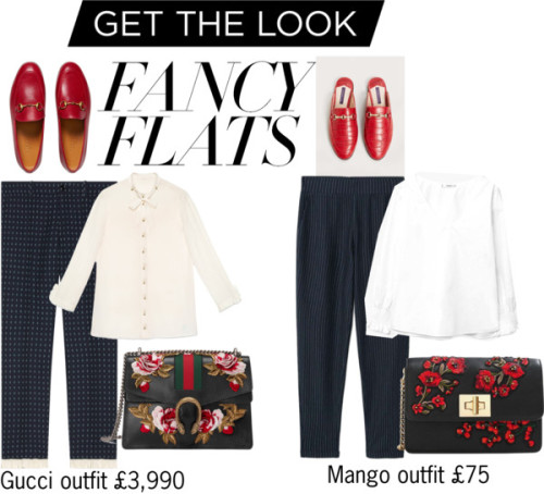 Fancy flats - Get the Look by shistyle featuring wool pantsGucci...