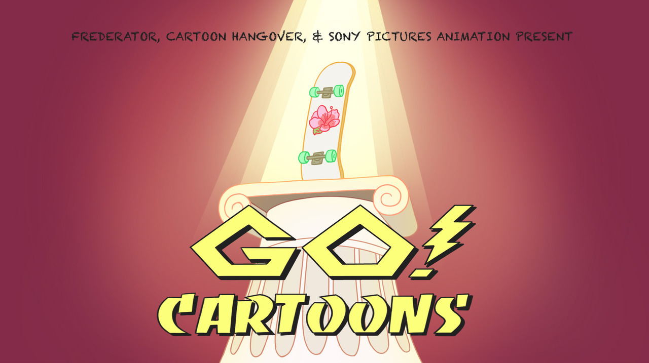 Grab your skatey boards. Rory Panagotopulos’s GO! Cartoons short, “Thrashin’ ,” will be up…