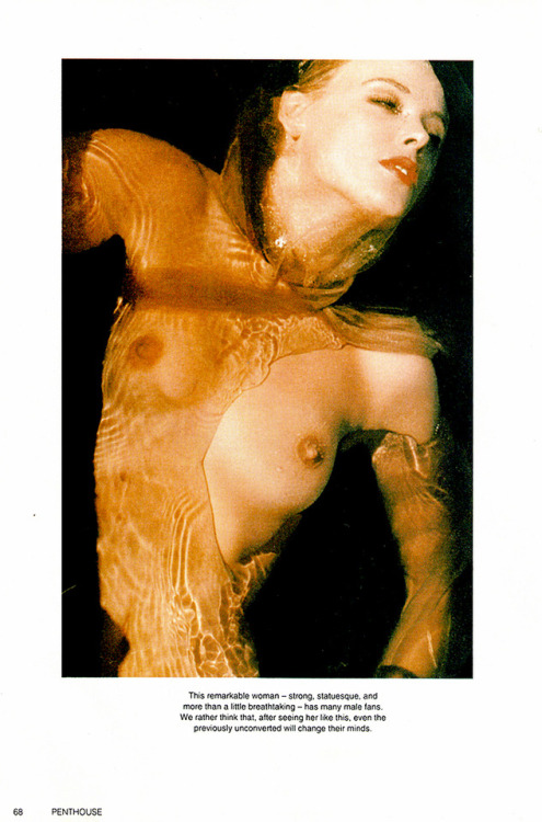 Brigitte Nielsen for Penthouse magazine,1985