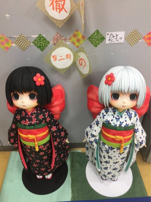 shinjiroraragaki - Life size Zashiki-Warashi statues produced...