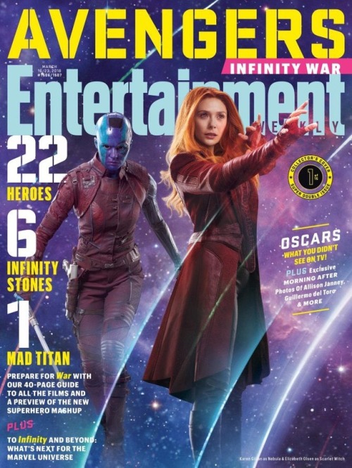 marvel-feed:‘AVENGERS: INFINITY WAR’ COVERS FOR ENTERTAINMENT...