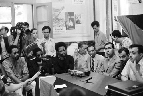 nowinexile - Black Panthers and a Palestinian delegation at the...