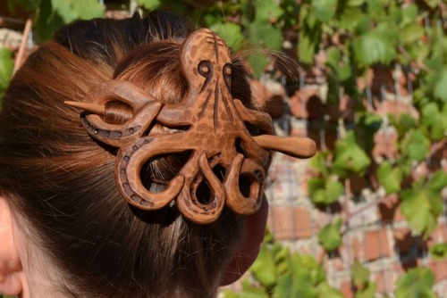 sosuperawesome - Hand Carved Hair Barrettes, by Ivaylo Zlatev on...