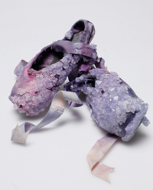 itscolossal - Crystalized Ballet Slippers and Soccer Cleats by...