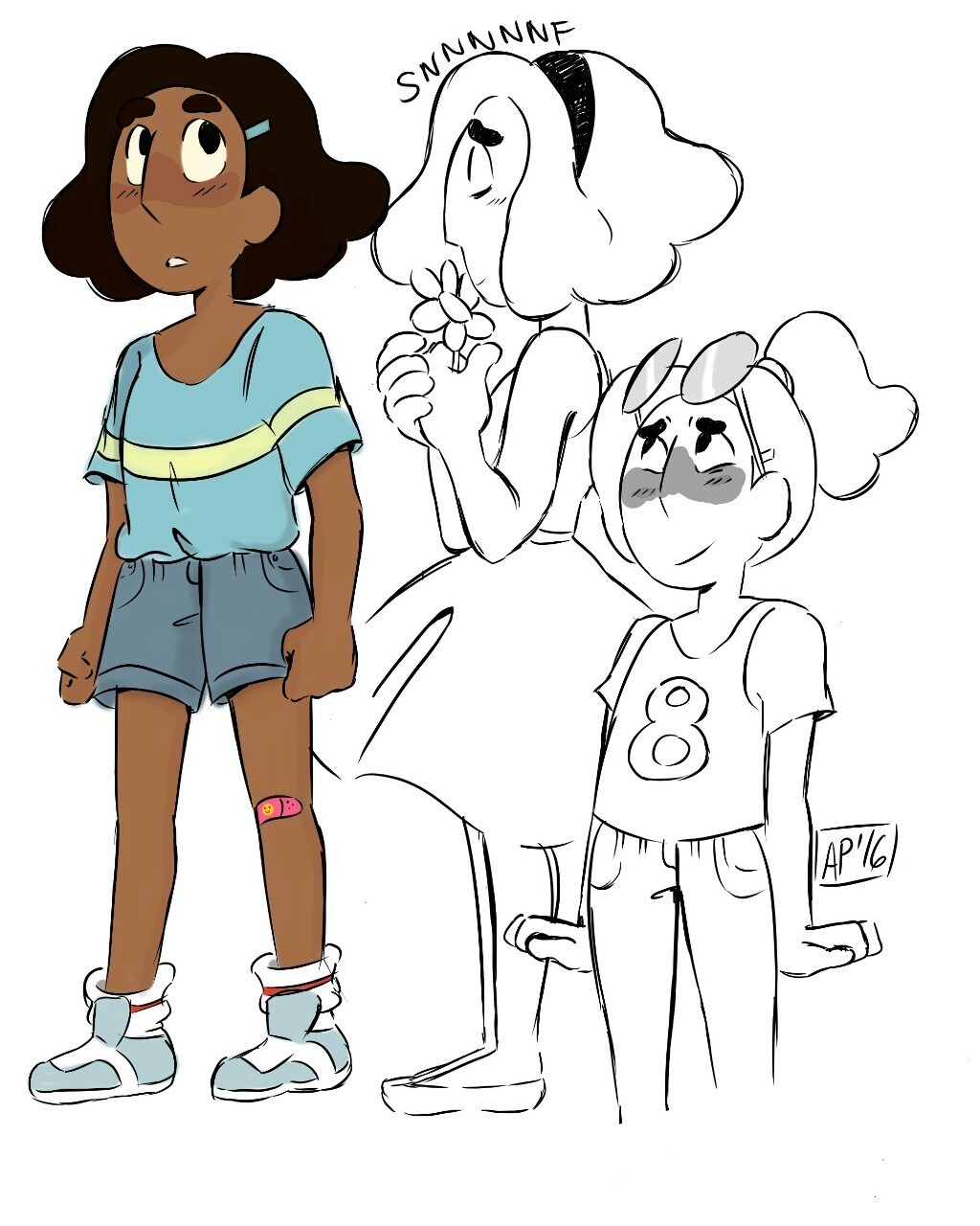 Here comes a thought… What’s Stevonnie gonna look like with short hair? Still cool! :)