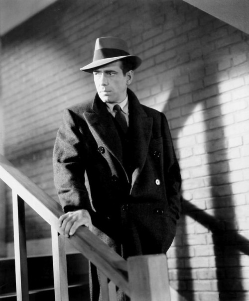wehadfacesthen - Humphrey Bogart as detective Sam Spade in The...